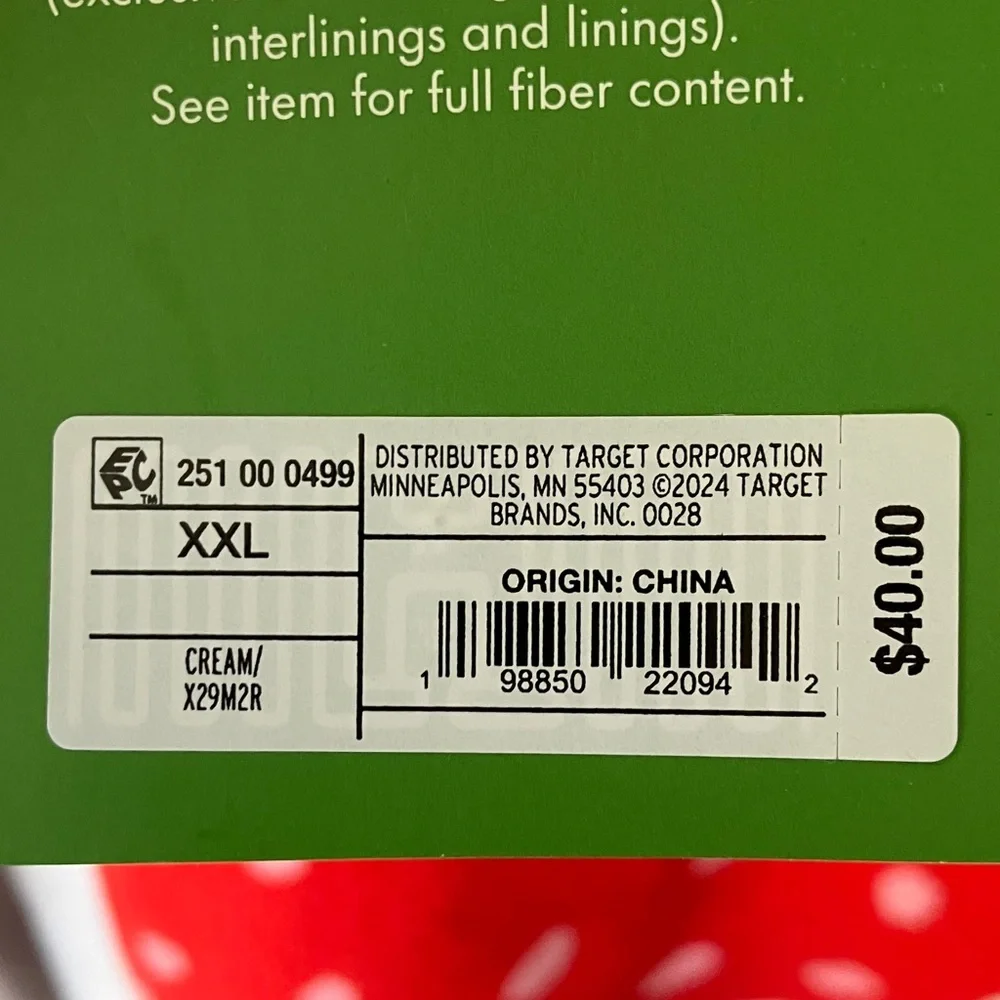 Kate Spade x Target: Cream Sweater Hoodie- Strawberry Design- XXL - Picture 4 of 13